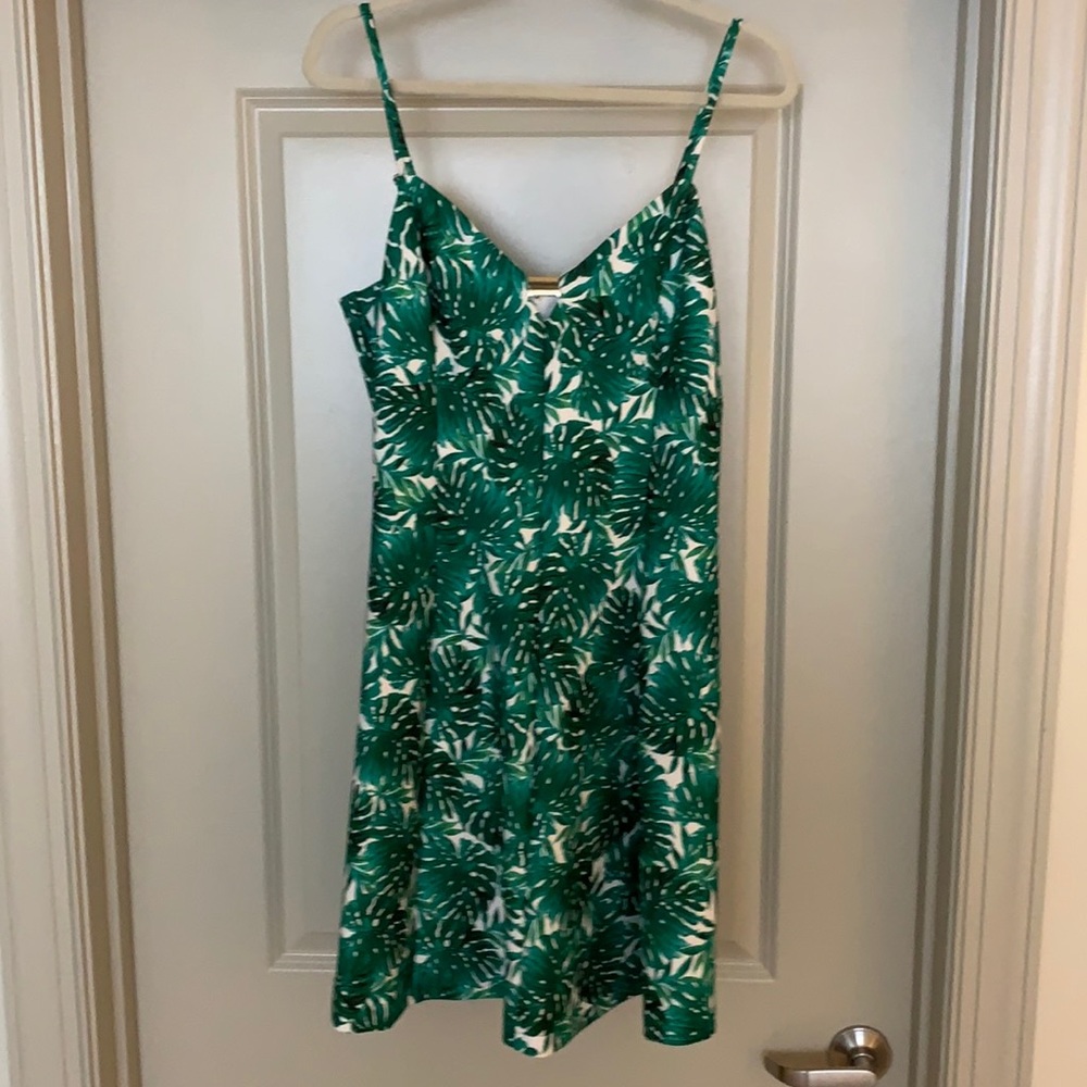 Guess palm print mini dress